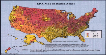 Radon Zones